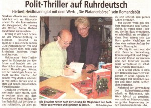 Ruhrnachrichten 21.05.2010